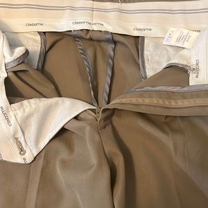 Gently used Claiborne light brown dress slacks 36x32
